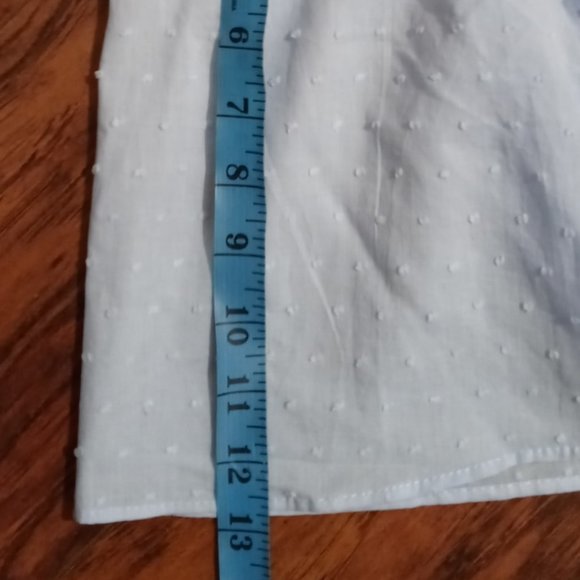 H&M Lightweight Cotton Swiss Dot Blouse - Picture 6 of 8